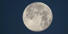 قمر القندس العملاق يجوب السماء بتألقه