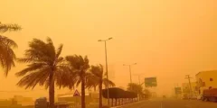 الوطني للأرصاد: حالة رياح مثيرة من الغد وحتى الأحد القادم