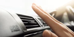 تشغيل التكييف داخل السيارة