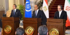 اتفاق إيران والوكالة الدولية للطاقة الذرية بالقاهرة بمصر