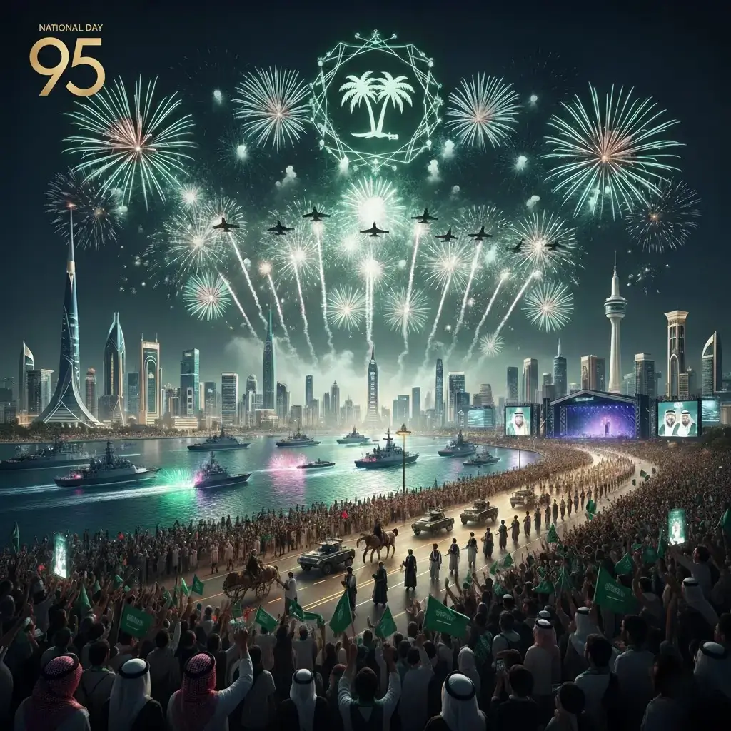 فعاليات اليوم الوطني 95
