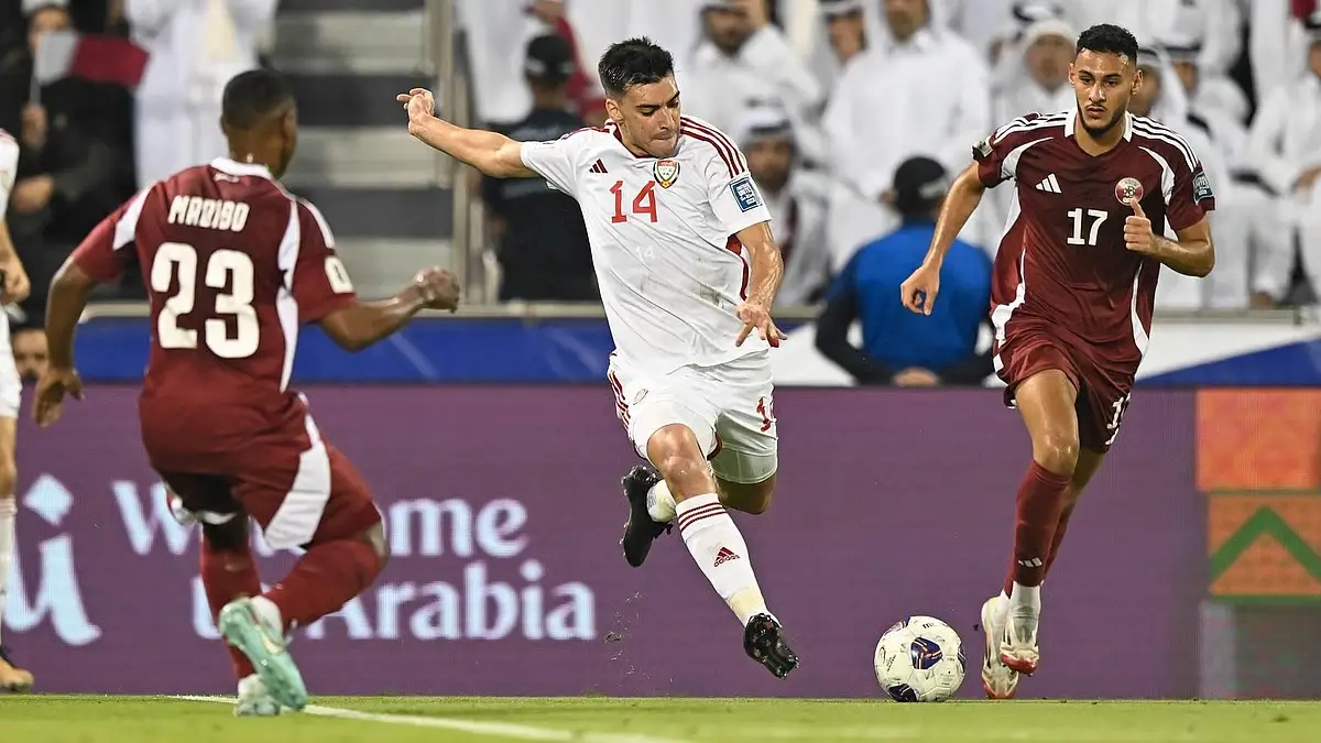 قطر ضد الإمارات في تصفيات كأس العالم 2026