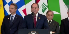 كلمة السيسي خلال توقيع اتفاق إنهاء الحرب في غزة